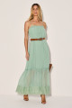 Vestido Fluido Ninna  Verde Bambu