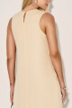 Vestido Linho Myllena Amarelo Claro