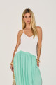 Saia Chiffon Mayra Verde 
