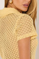 Blusa Tricot Amora Amarelo Claro