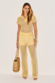 Blusa Tricot Amora Amarelo Claro