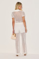 Calça Tricot Amora Off White