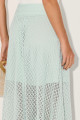 Saia Tricot Amora Verde Menta 