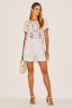 Blusa Renda Luna Off White 