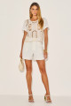 Blusa Renda Luna Cru 
