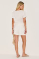 Shorts Renda Luna Off White