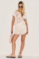 Shorts Renda Luna Cru
