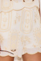 Shorts Renda Luna Cru