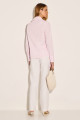 Camisa Tricoline Olivia Rosa Claro