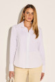 Camisa Tricoline Olivia Branco