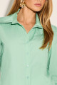 Camisa Tricoline Olivia Verde Bambu
