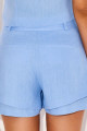Shorts Saia Linho Noelle Azul