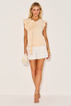 Blusa Algodão Belle Bege