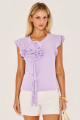 Blusa Algodão Belle Lilás