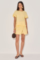 Shorts Linho Ceci Amarelo