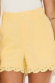 Shorts Linho Mavi Amarelo