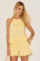 Shorts Linho Mavi Amarelo