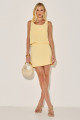 Blusa Alfaiataria Lia Amarelo Claro