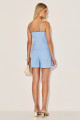 Shorts Linen Dora Azul
