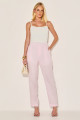 Calça Linho Rubia Quartzo Rosa