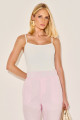 Calça Linho Rubia Quartzo Rosa