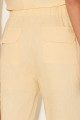Calça Linho Rubia Amarelo Claro