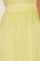 Saia Algodão Nilza Amarelo