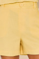 Shorts Linho Patricia Amarelo