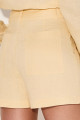 Shorts Linho Patricia Amarelo Claro