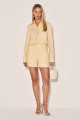 Shorts Linho Patricia Amarelo Claro