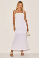 Vestido Linho Teca Branco