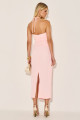 Vestido Alfaiataria Joyce Rosa Claro 