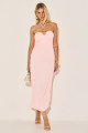 Vestido Alfaiataria Joyce Rosa Claro 