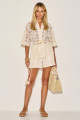 Shorts Renda Maressa Off White 