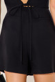 Shorts Saia Linen Mara Preto 