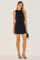 Shorts Saia Linen Mara Preto 