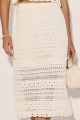 Saia Crochet Manuella Off White 