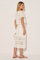 Saia Crochet Manuella Off White 