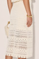 Saia Crochet Manuella Off White 