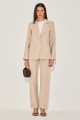 Blazer Alfaiataria Elara Bege Médio