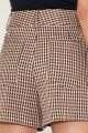 Shorts Alfaiataria Lori Marrom