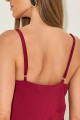 Blusa Crepe  Dani Bordô