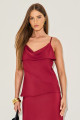 Blusa Crepe  Dani Bordô