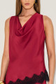 Blusa Crepe Yara Bordô