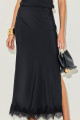 Saia Crepe Yara Preto 