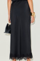 Saia Crepe Yara Preto 