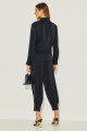 Camisa Crepe Bete Preto