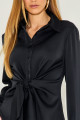 Camisa Crepe Bete Preto