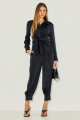 Camisa Crepe Bete Preto