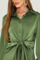 Camisa Crepe Bete Verde Militar